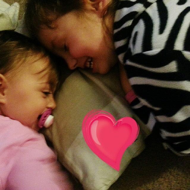 Sisters Photograph - Too Cute!! #sisters #somuchlove X by Rachel Phillips
