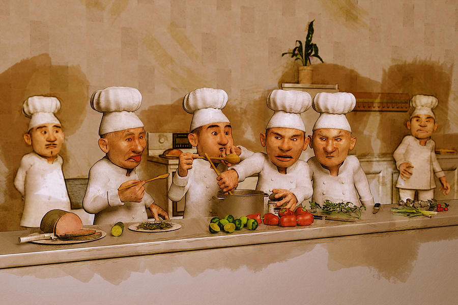 Two many cooks. Too many Cooks spoil the broth. Слишком много поваров портят бульон. Too many Cooks spoil the broth картинки. Слишком много поваров только портят кашу.