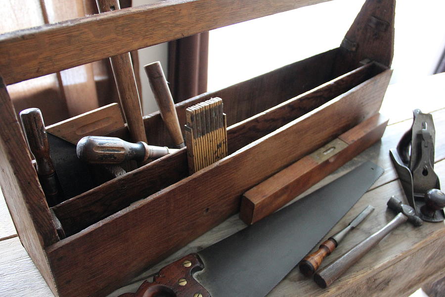 Tool Photograph - Antique Hand Tools by Jeff Roney