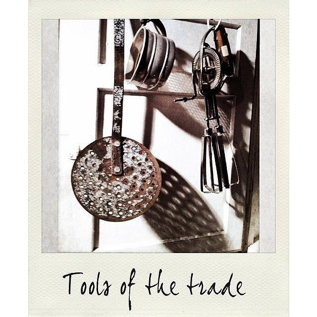 Polaroid Photograph - Tools Of Stay At Home Mums Trade by Sharon Wilkinson