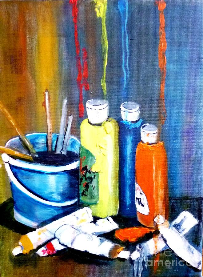Still Life Painting - Tools of the Trade by Micki Davis