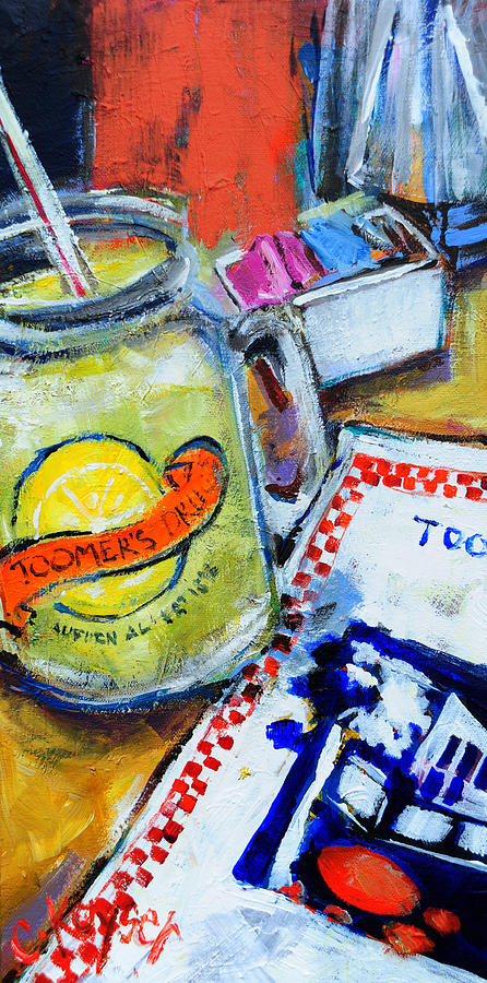 Lemonade Painting - Toomers Lemonade by Claire Kayser