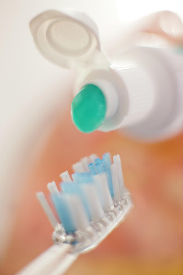 Toothbrush And Toothpaste Photograph by Ian Hooton/science Photo Library
