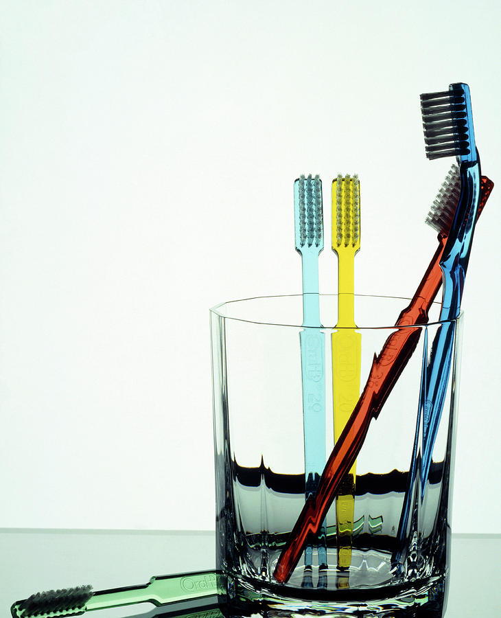 Toothbrushes Photograph by Peter Aprahamian/science Photo Library