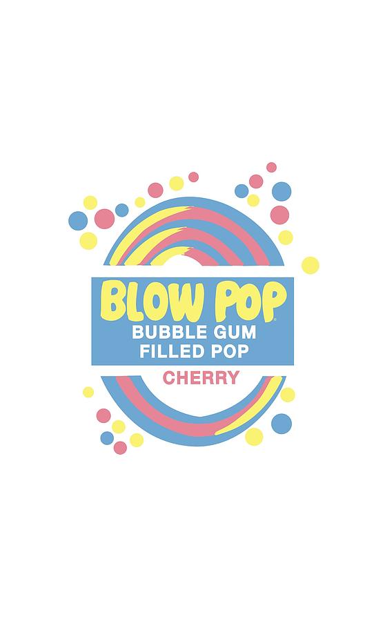 Candy Digital Art - Tootsie Roll - Blow Pop Label by Brand A