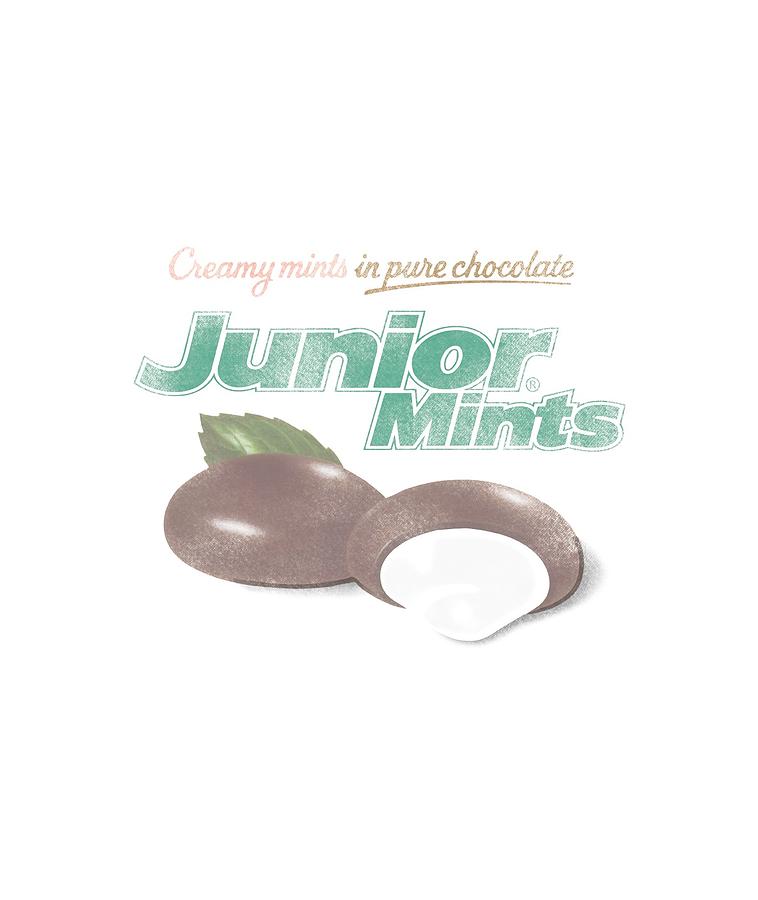 Candy Digital Art - Tootsie Roll - Junior Mints Logo by Brand A