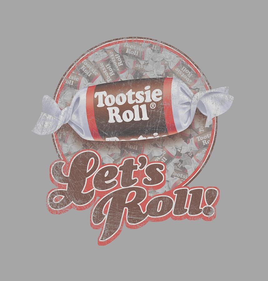 Candy Digital Art - Tootsie Roll - Lets Roll! by Brand A