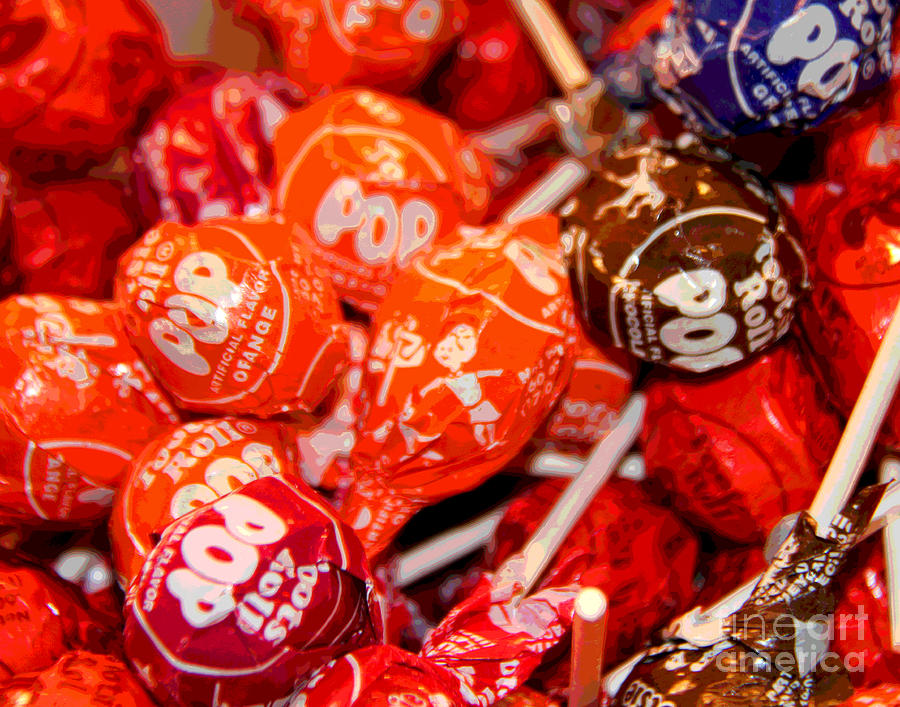 Tootsie Roll Pops Photograph by Larry Oskin