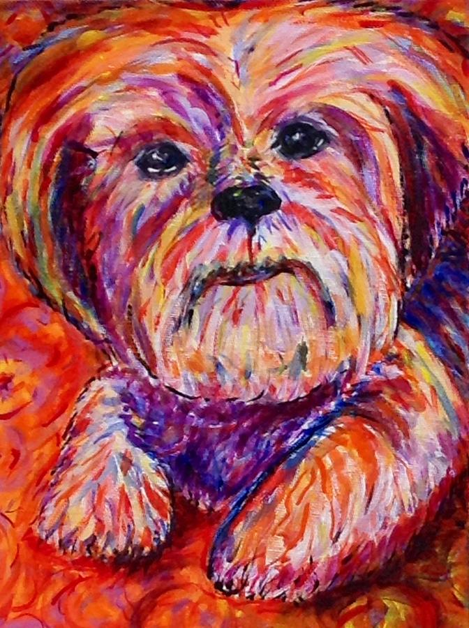 Tootsie Painting by Sherry Heller - Fine Art America