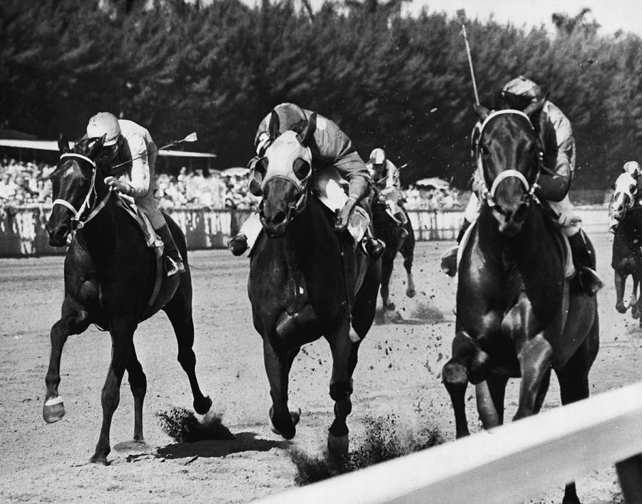 Top Colonel Horse Racing Vintage Photograph by Retro Images Archive