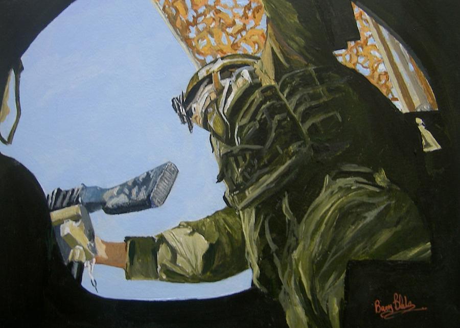 Top Gunner Painting by Barry BLAKE - Fine Art America