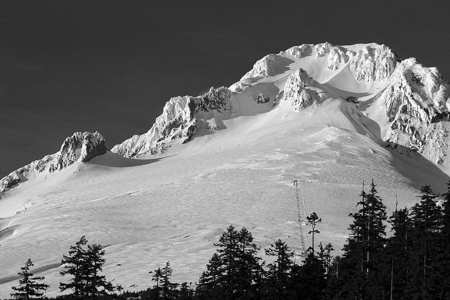Top Of Mt Hood W1317 Photograph by Wes and Dotty Weber