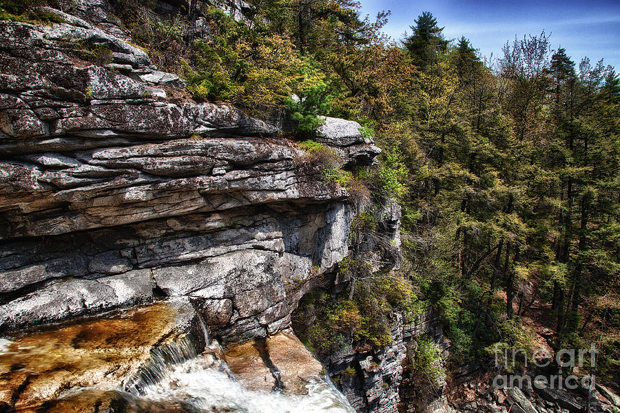 Top of the falls Photograph by Rick Kuperberg Sr