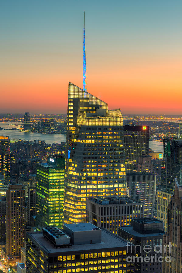 Top of the Rock Twilight III Photograph by Clarence Holmes