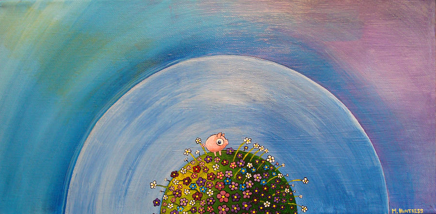 Top Of The World Painting by Mindy Huntress