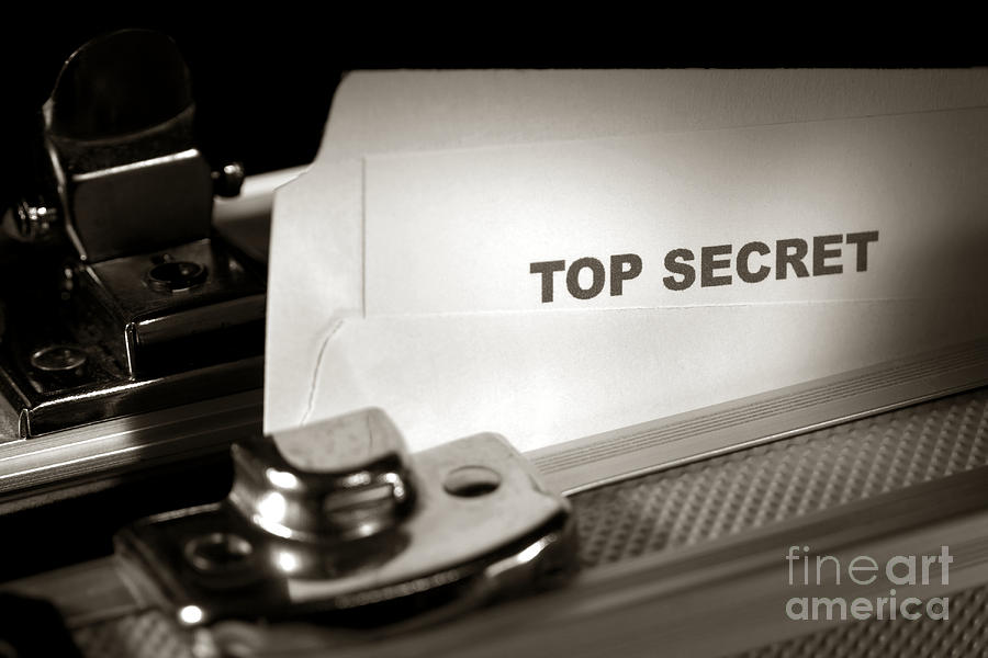 Top Secret Document in Armored Briefcase Photograph by Olivier Le Queinec