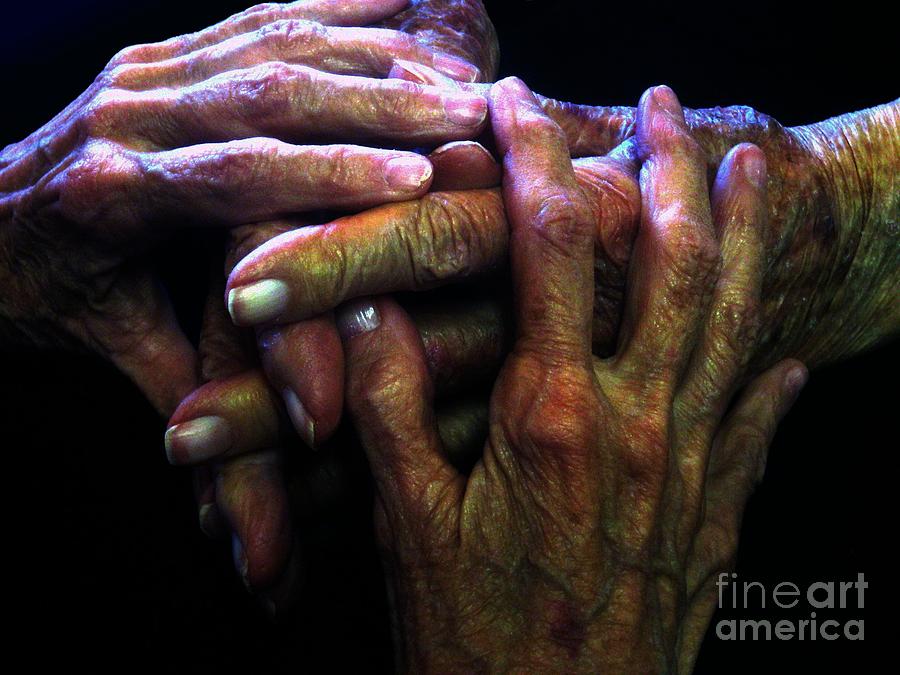 Hands Photograph - Top2Generations by Robert D McBain
