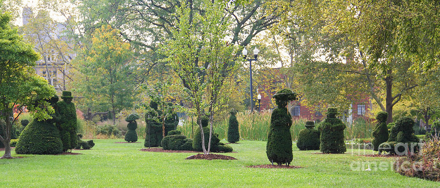 Topiary Park Photograph - Topiary Park in Columbus by Jack Schultz