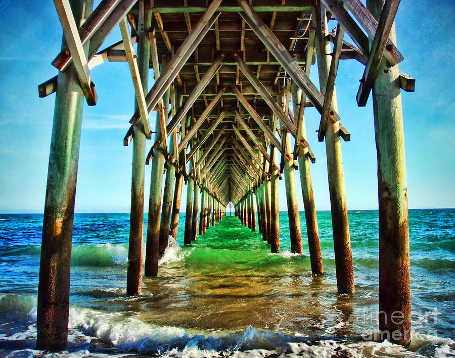 Topsail Pier Photograph by Kelley FreelEbner