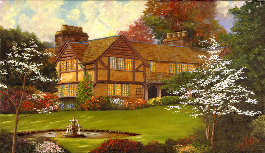 Topsmeade House Painting by Rick Fitzsimons