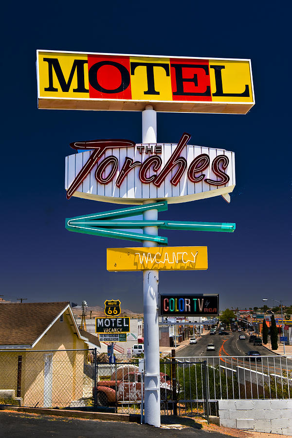 Torches Motel Photograph by Gary Warnimont