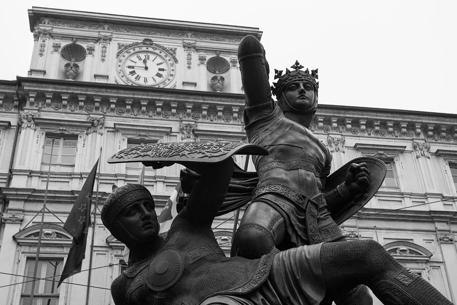 Torino Statues Photograph by Sonny Marcyan