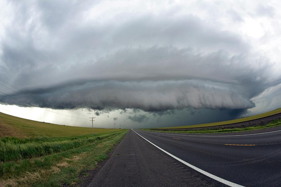 Tornadic Supercell Thunderstorm by Science Photo Library
