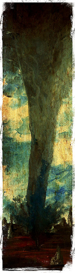 Tree Painting - Tornado Landscape Art Print by Laura Carter