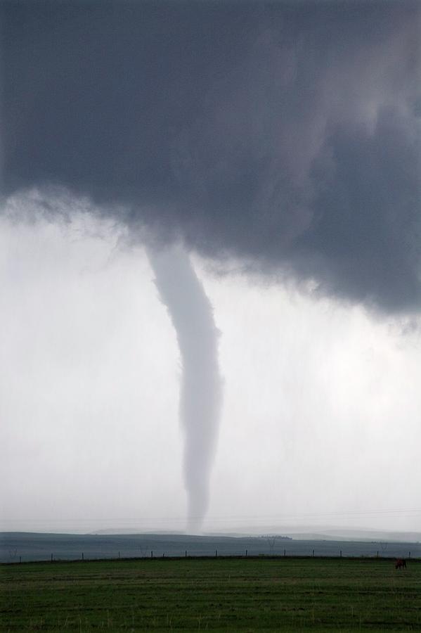 Tornado Over Fields Photograph by Jim Edds/science Photo Library | Fine ...