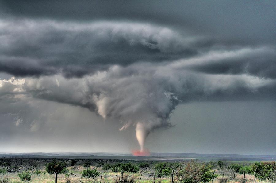 Tornado Over Fields Photograph by Roger Hill/science Photo Library | Pixels