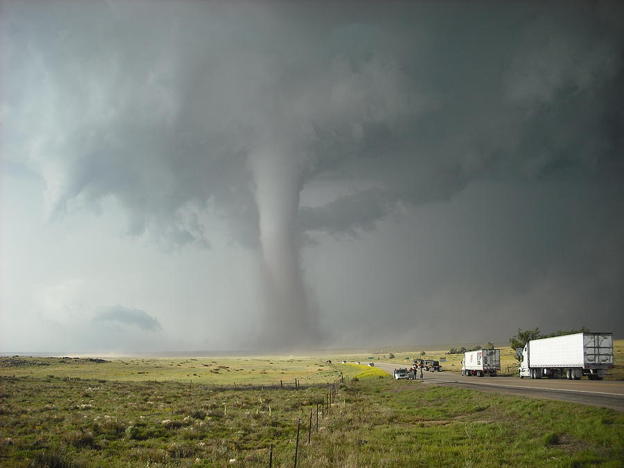 Tornado Truck Stop Photograph by Ed Sweeney