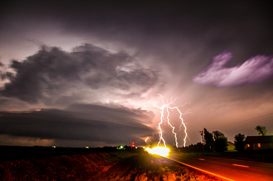 Tornado Warning in Northern Buffalo County Nebraska Photograph by NebraskaSC