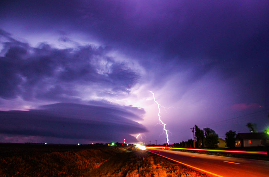 Tornado Warning in Northern Buffalo County Photograph by NebraskaSC