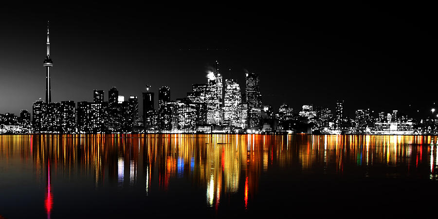 Toronto After Dark Photograph by Andrew Fare