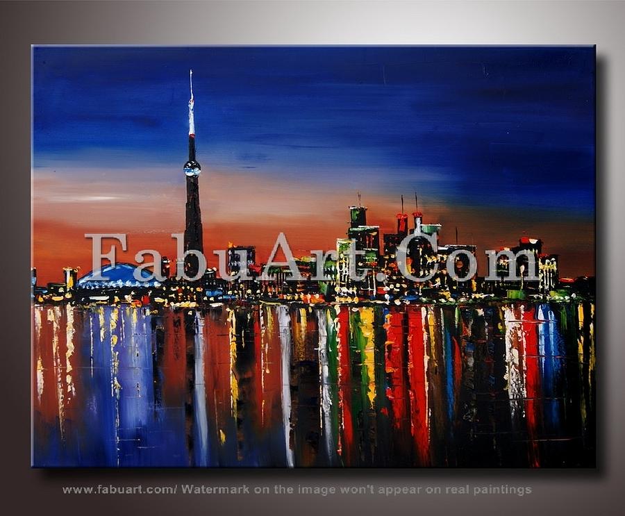 Toronto Art Painting Painting by FabuArt