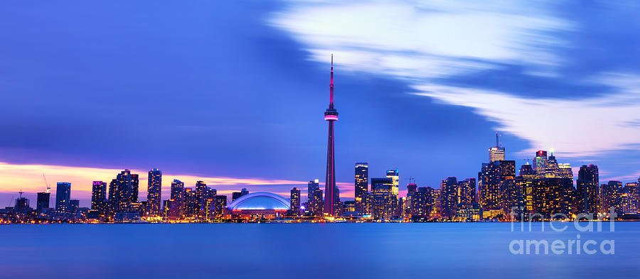 Toronto Bay Panorama Photograph by Laurent Lucuix
