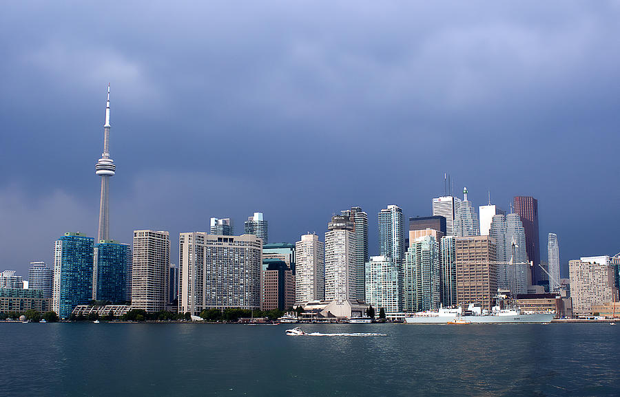 Toronto before Storm Photograph by Milena Ilieva