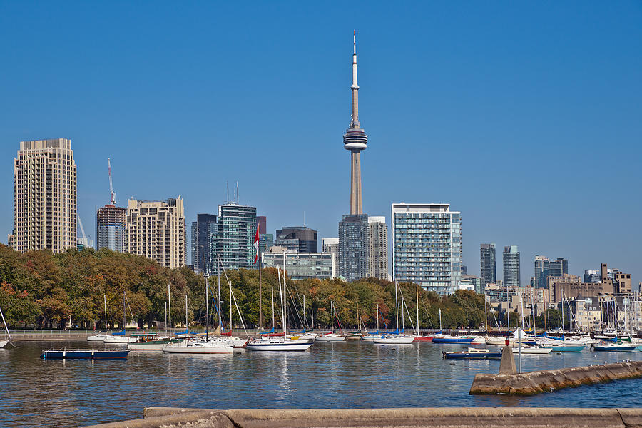 Toronto high rise cityscape panorama Tower luxury condominium Photograph by Marek Poplawski
