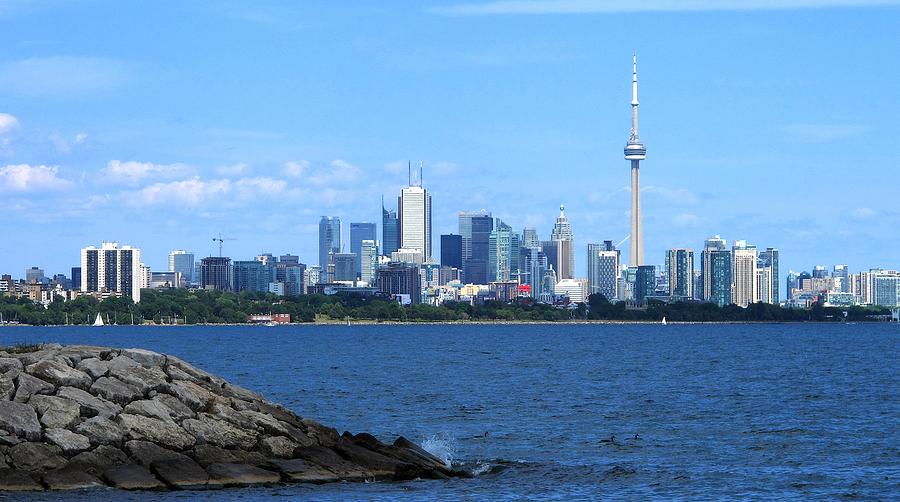 Toronto Ontario Canada Skyline Photograph by Davandra Cribbie