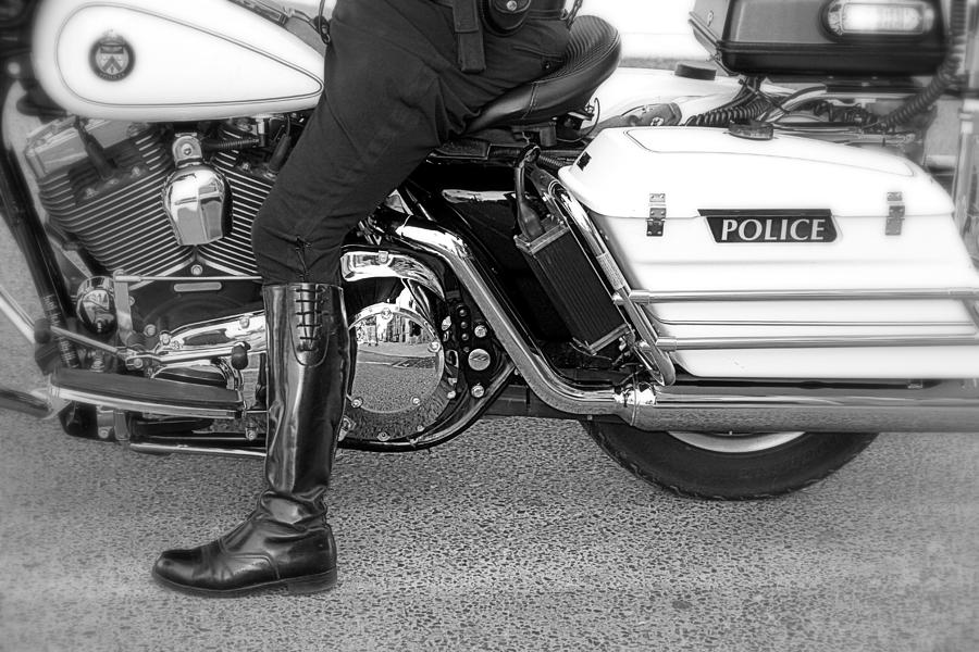 Toronto Police Motorbike Photograph by Valentino Visentini