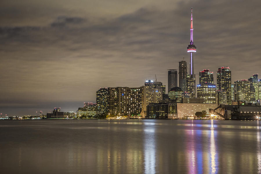 Toronto Skyline and Water  Photograph by John McGraw