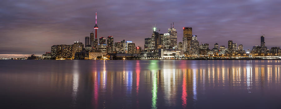 Toronto Skyline at Sunset  Photograph by John McGraw