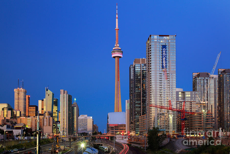Architecture Photograph - Toronto Skyline by Inge Johnsson