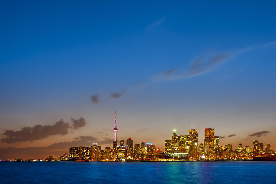 Architecture Photograph - Toronto Skyline by Sebastian Musial