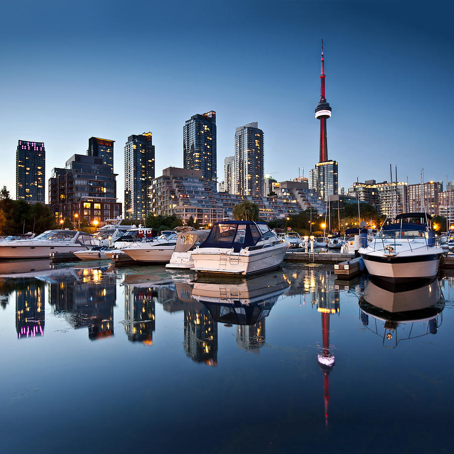 Toronto Skyline with the CN Tower Photograph by Nathan Bergeron Photography