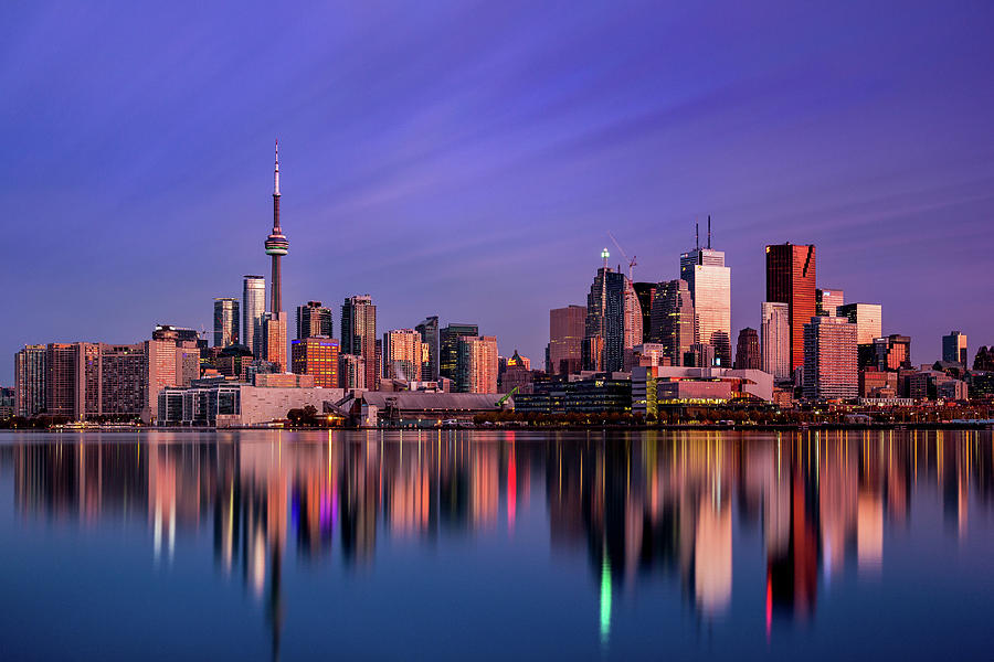 Cityscape Photograph - Toronto Sunrise by Jason Crockett