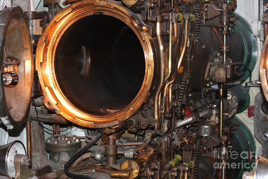 Torpedo Hatch USS Requin Submarine  Photograph by Cynthia Snyder