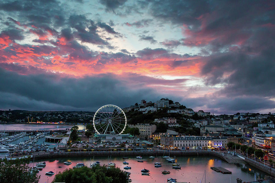 Torquay Marina Sunset Summer Photograph by Rick Bebbington Photography Torquay Marina Sunset Summer Photograph by Rick Bebbington Photography