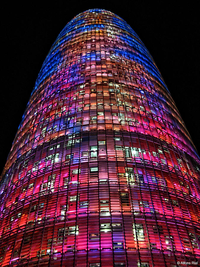Torre Agbar Agbar tower Photograph by Alfons Rial