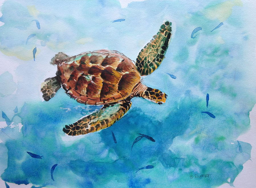 Tortuga Painting by Barbara Richert - Fine Art America